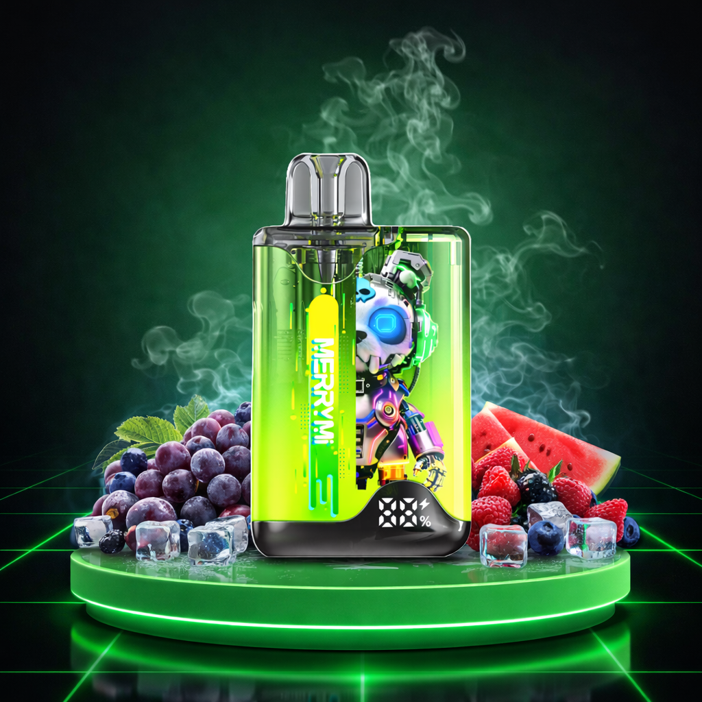 MerryMi Panda Pod 66K Grape Ice Blue Razz Ice Raspberry Watermelon